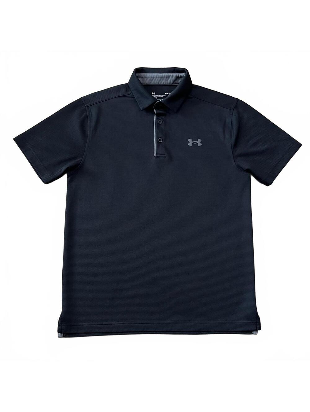 Under Armour Mens Tech Polo Shirt Black Size Small
